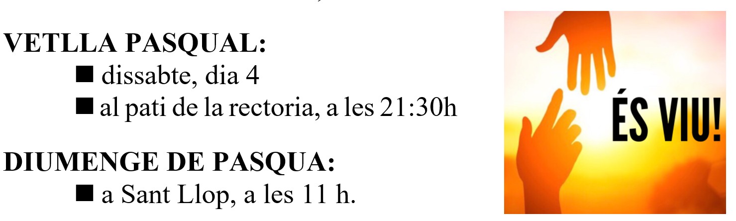 Celebració de la Pasqua
