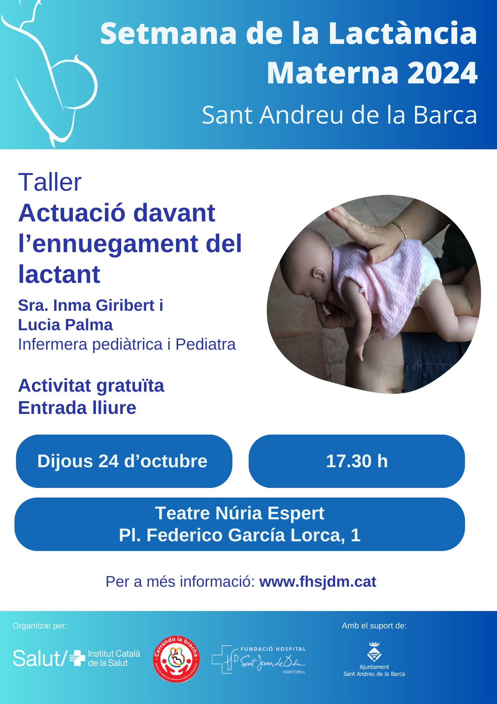 Taller: Actuació davant l'ennuegament del lactant