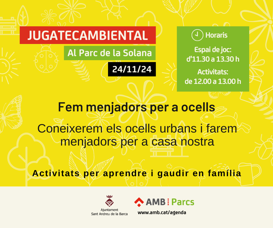 Jugateca Ambiental: Fem menjadors per a ocells