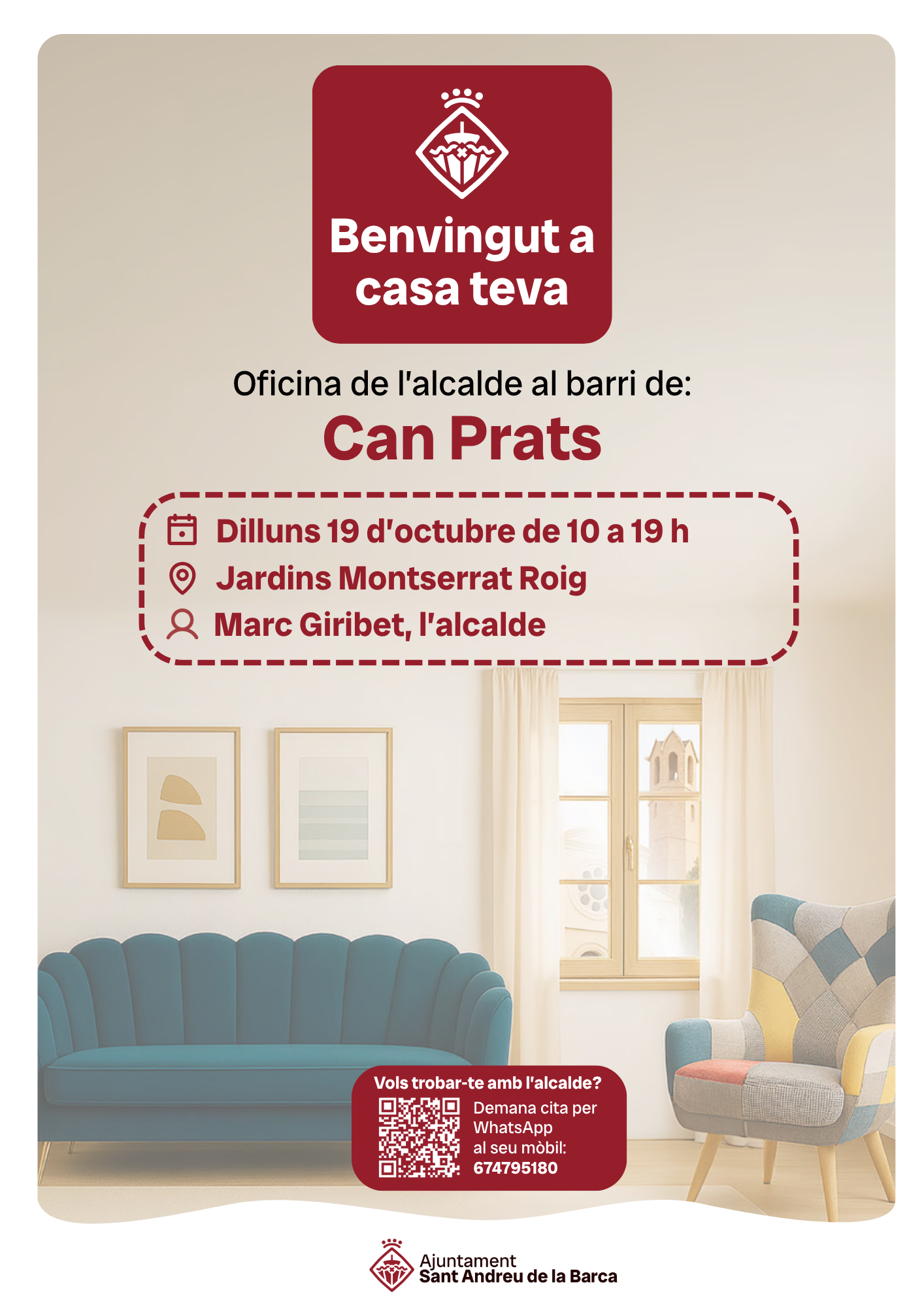 Oficina de l'alcalde Can Prats