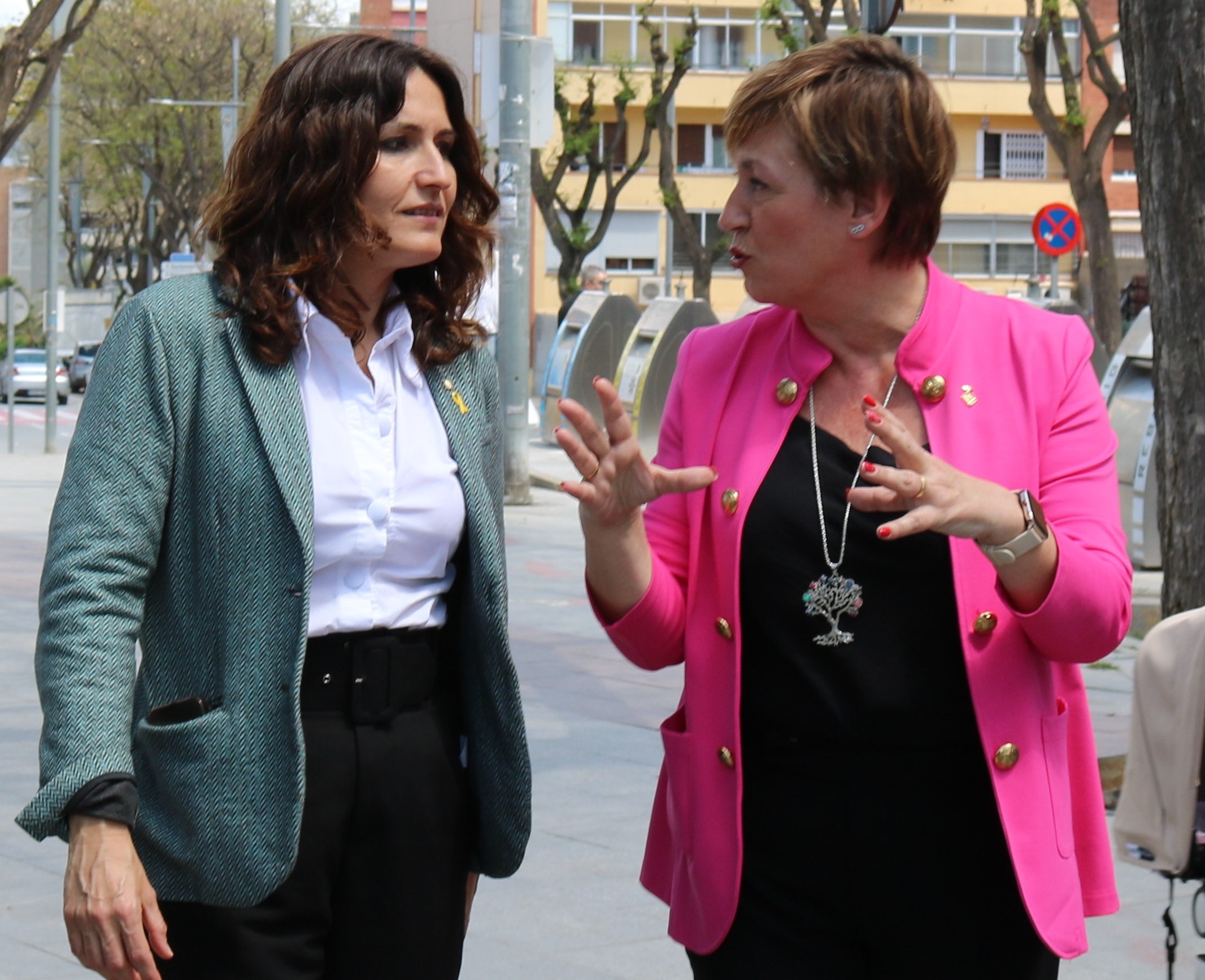 La consellera de Presidència de la Generalitat fa una visita institucional a Sant Andreu de la Barca