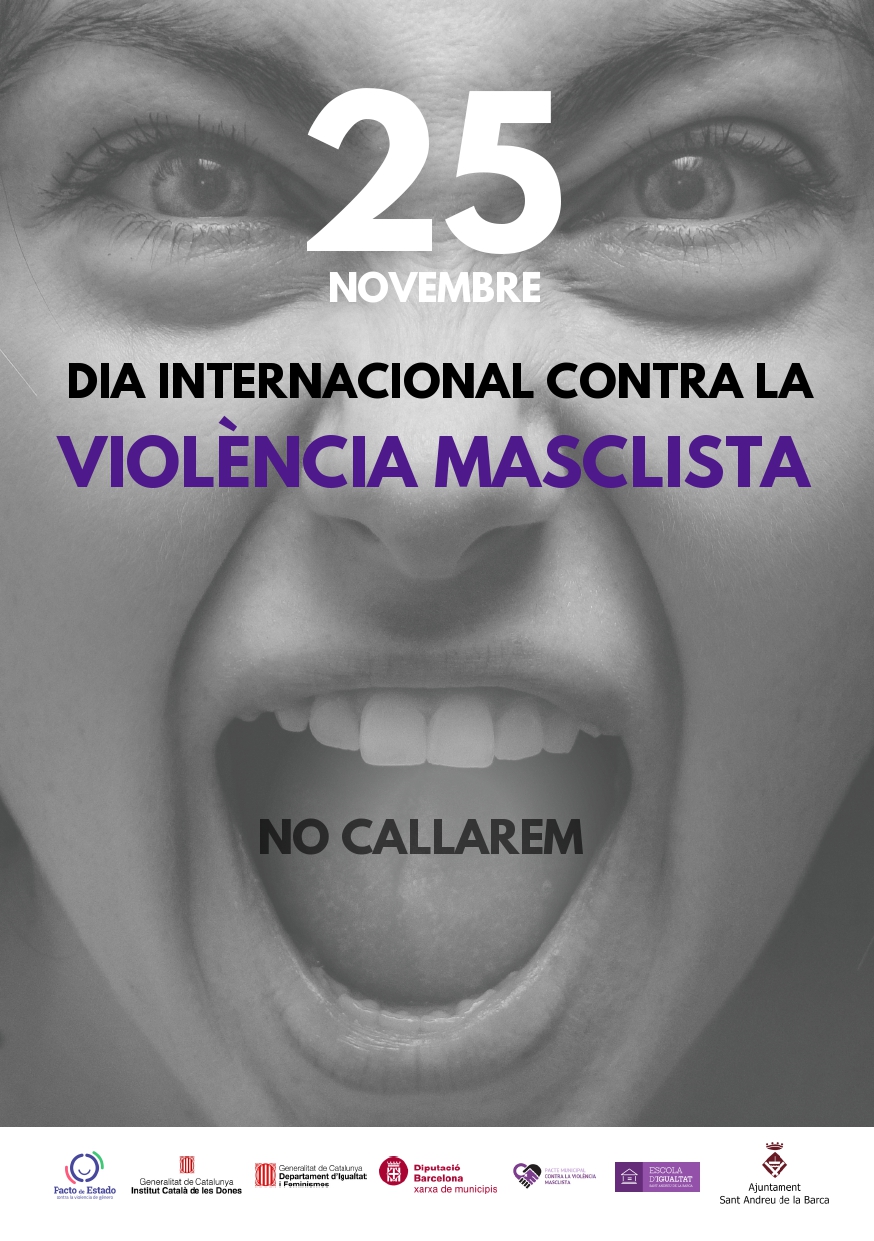 Imatge de la notícia: Sant Andreu de la Barca commemora el Dia Internacional contra la Violència Masclista sota el lema “No Callarem”